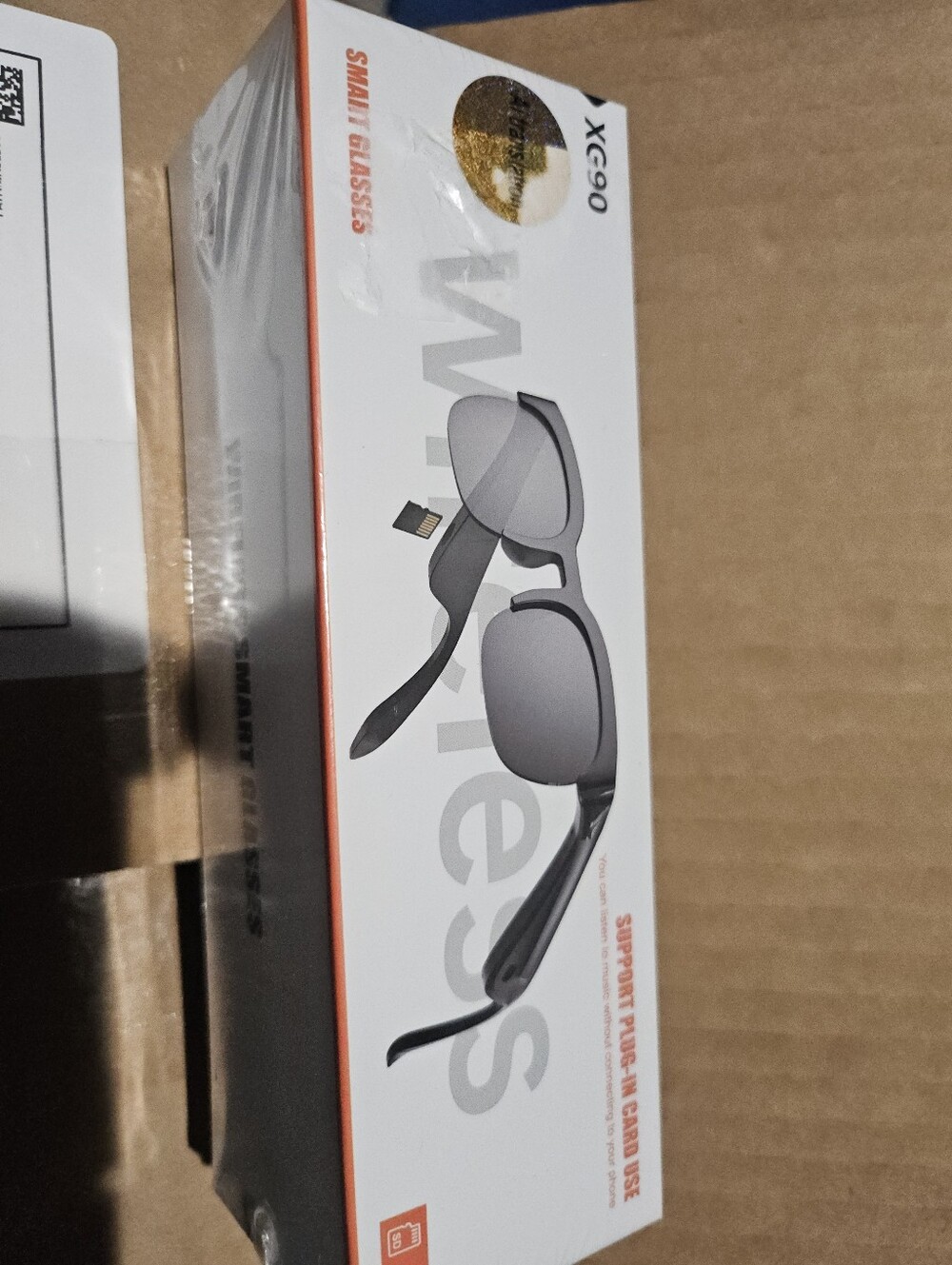 Smart Glasses in White Retail Box
